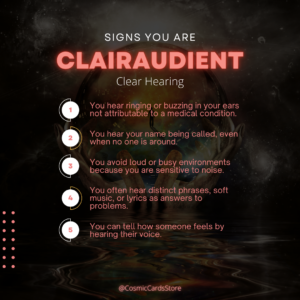 Signs of being Clairaudient