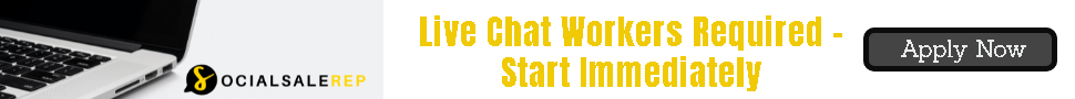 Live chat jobs banner