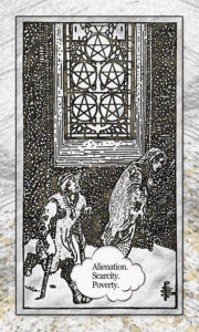 Five of Pentacles Tarot Card