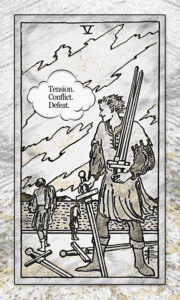 Seven of Swords Tarot Card