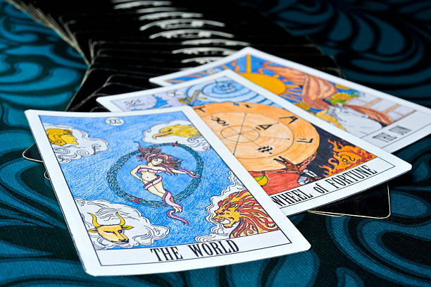 Tarot Cards in a spread